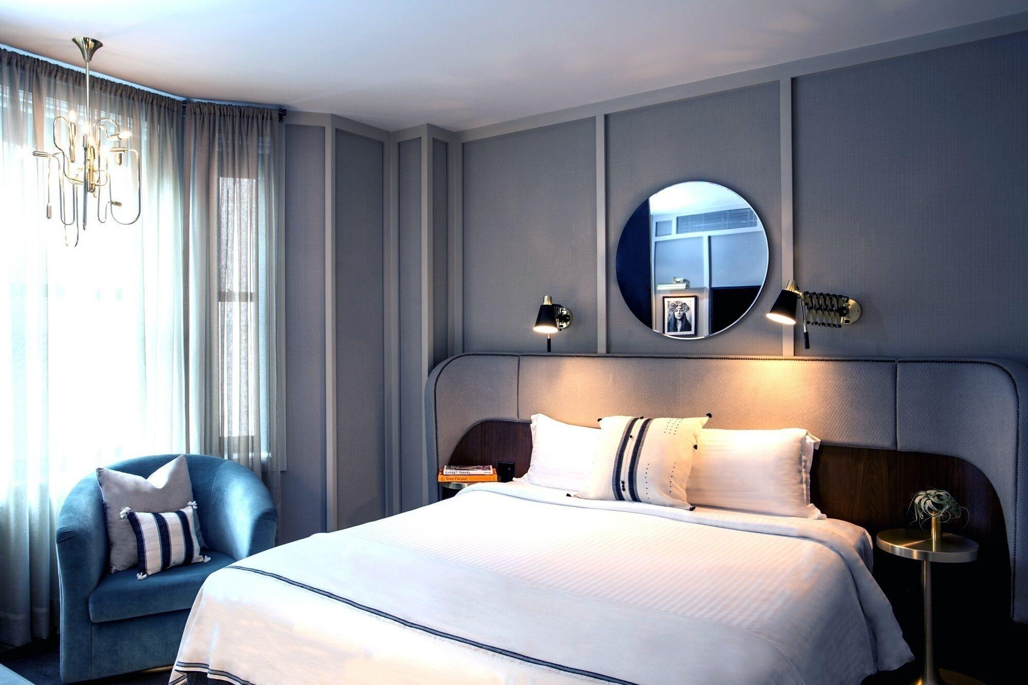 The Evelyn Nomad Hotel New York City Exterior photo A bedroom at the Hotel
