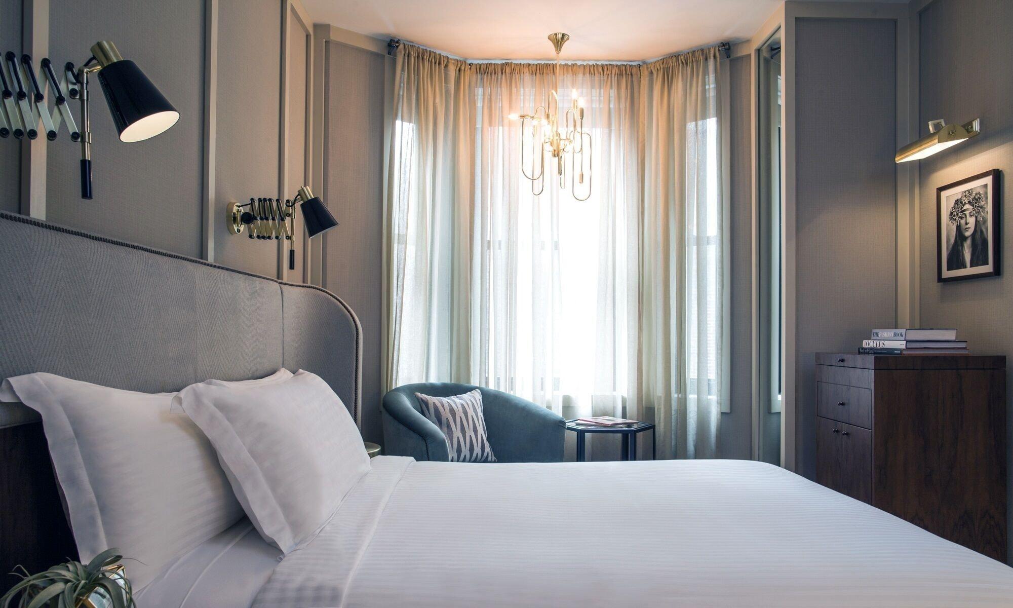 The Evelyn Nomad Hotel New York City Exterior photo A bedroom at the Hotel